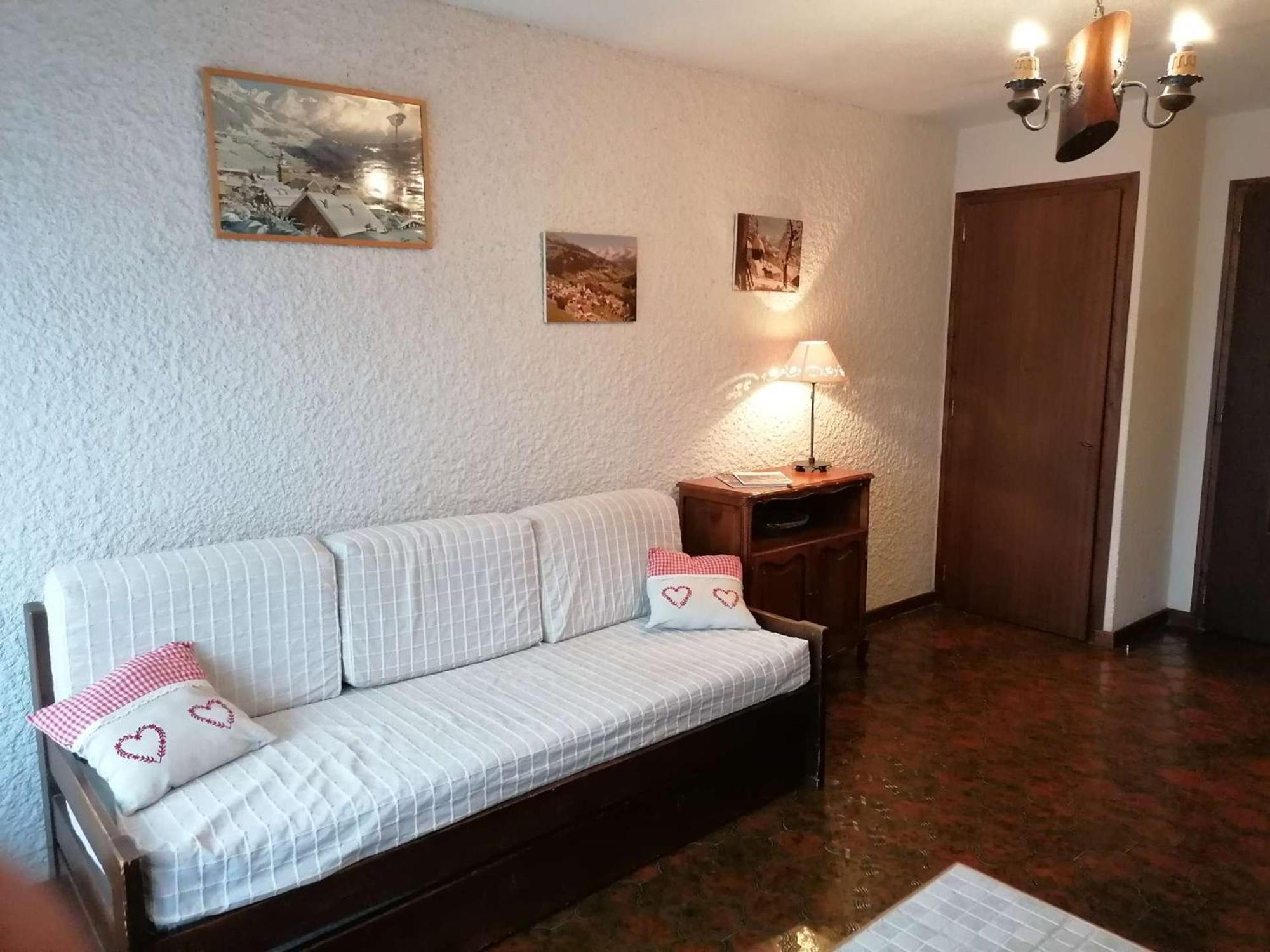 Studio En Rez-De-Jardin Pour 4 Avec Parking Couvert, A 500M De La Telecabine - Le Grand-Bornand - Fr-1-241-80 Eksteriør billede